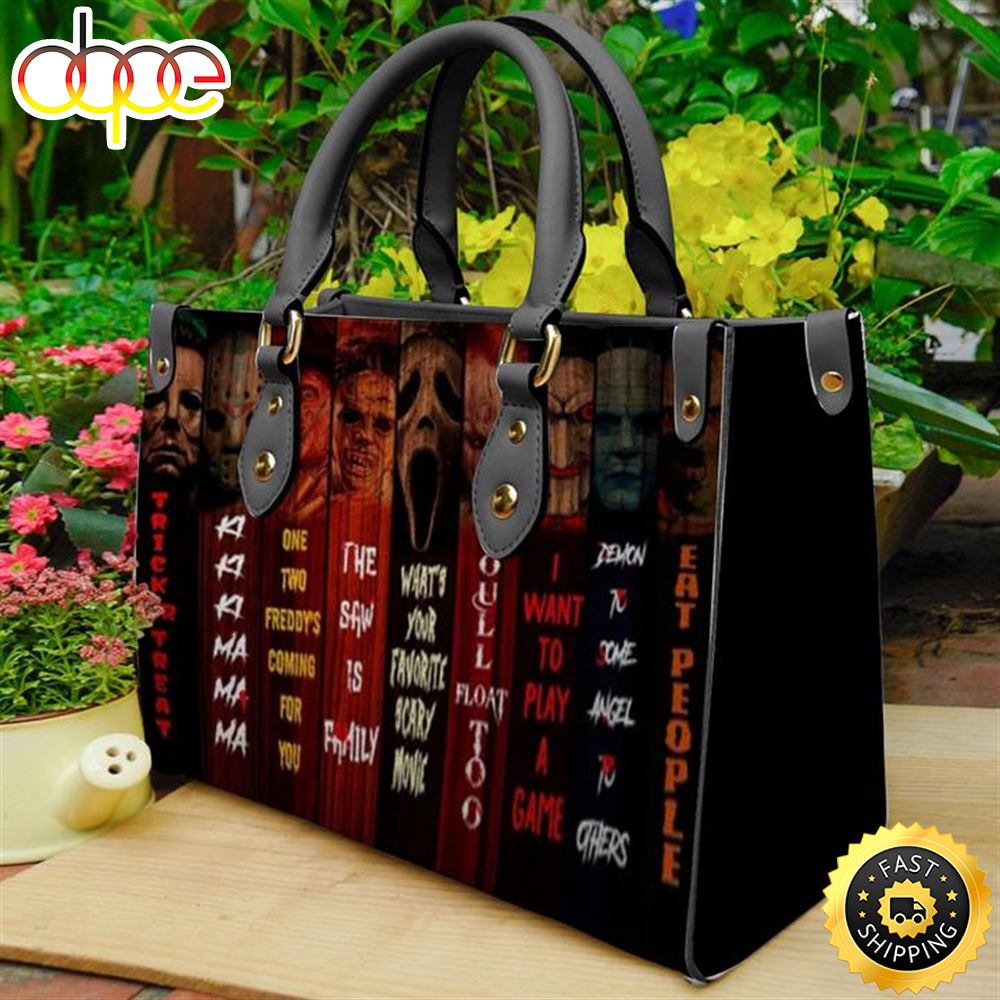 Sportswearmerch Horror Movie Character Leather Bag For Fan