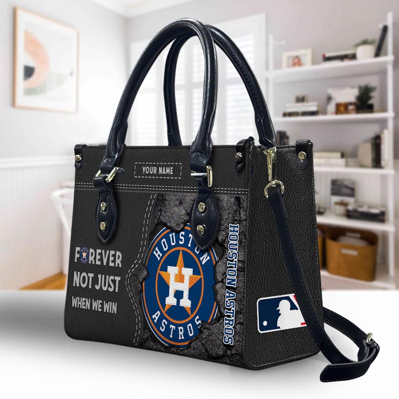 Sportswearmerch Houston Astros MLB Leather Handbag For Fan