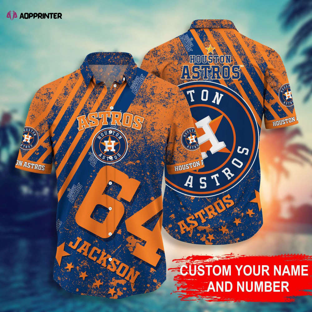 Sportswearmerch Houston Astros MLB Personalized Hawaiian Shirt For Fan