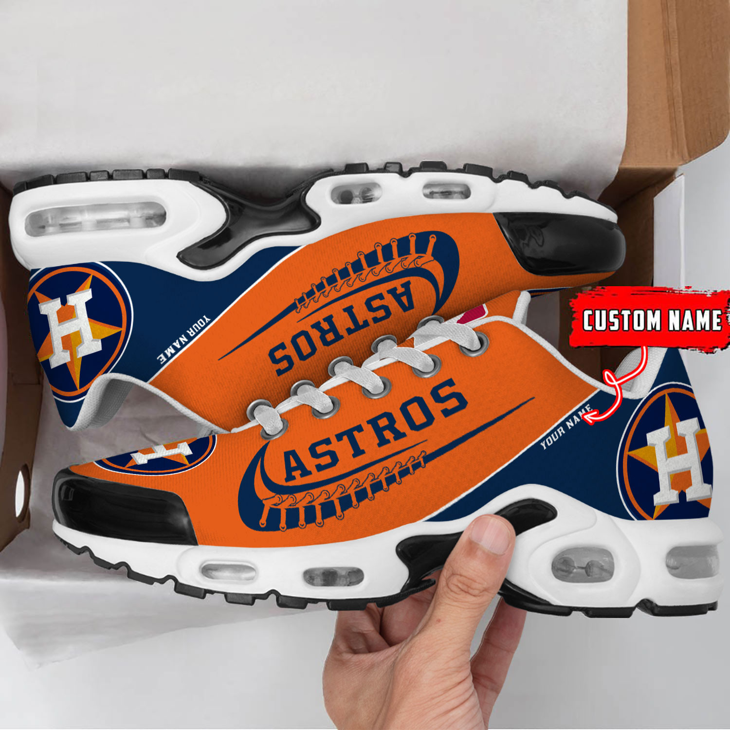 Sportswearmerch Houston Astros MLB TN Shoes Sneakers For Men And Women