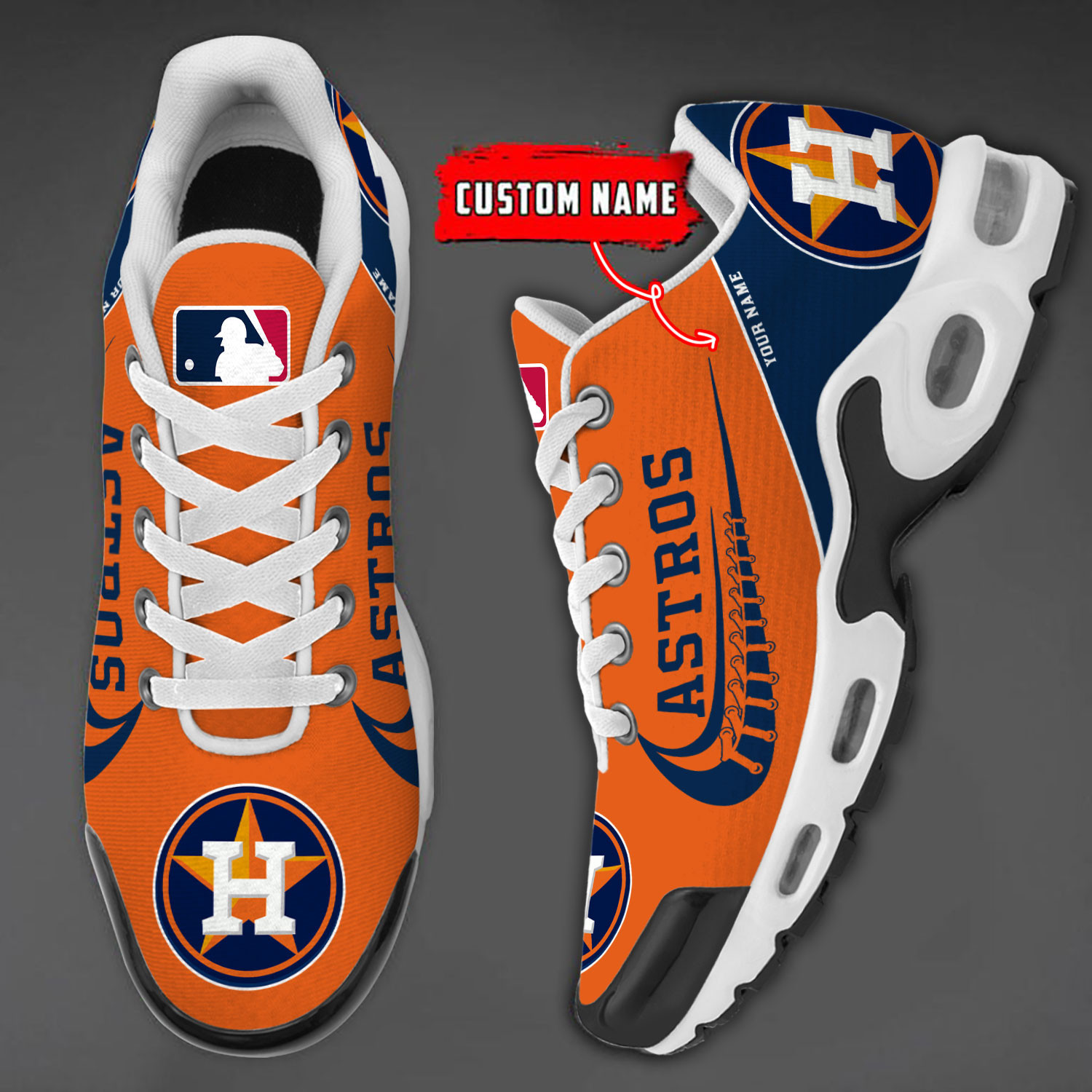 Sportswearmerch Houston Astros MLB TN Shoes Sneakers For Men And Women