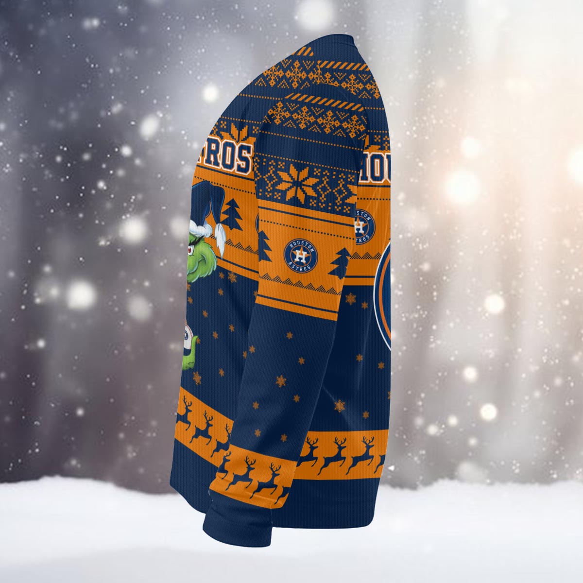 Sportswearmerch Houston Astros MLB x Grinch Christmas Ugly Sweater For Fans