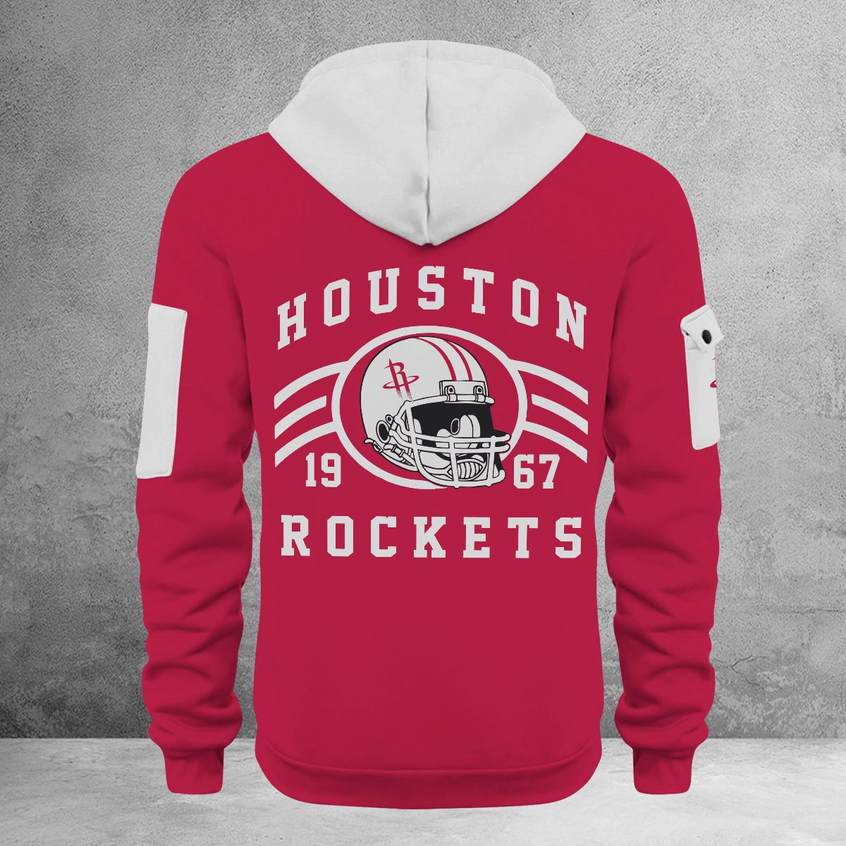 Sportswearmerch Houston Rockets NBA Half Zip Hoodie Personalized For Fan