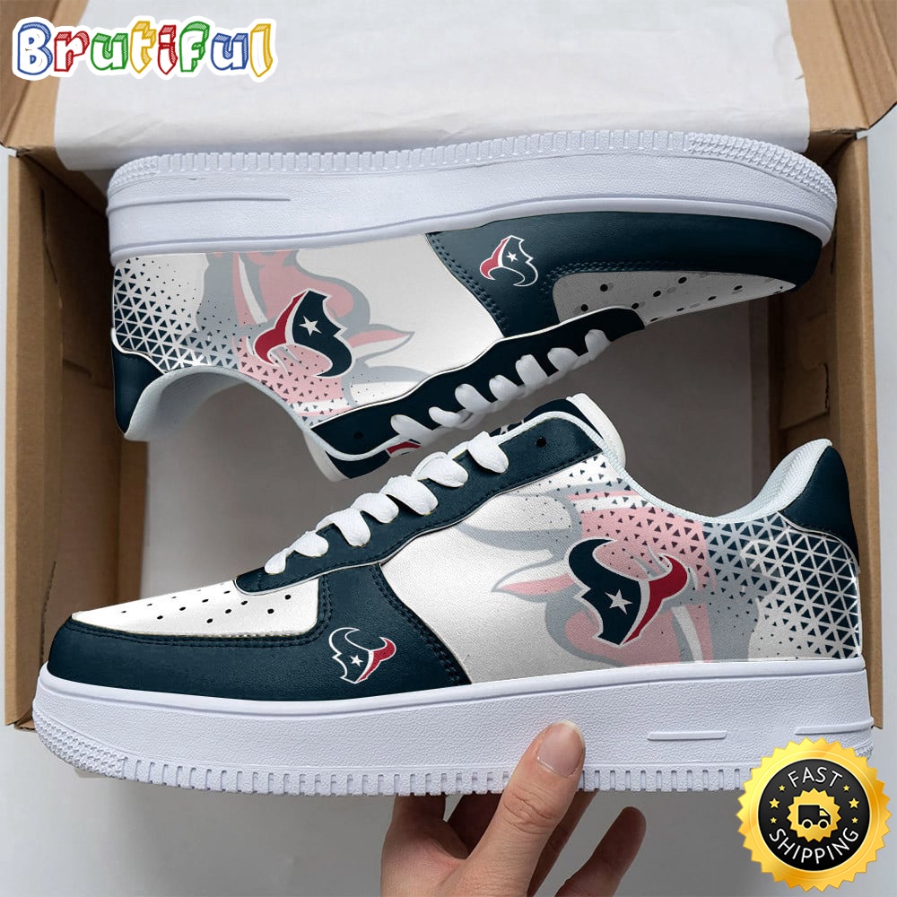 Sportswearmerch Houston Texans NFL Air Low-Top Sneakers Shoes For Men And Women