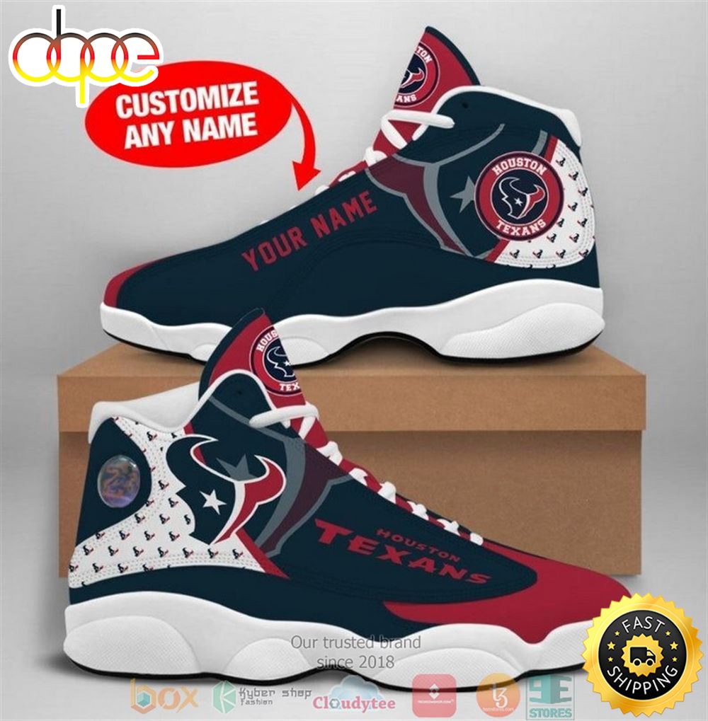 Sportswearmerch Houston Texans NFL AJ13 Sneakers Shoes For Men And Women