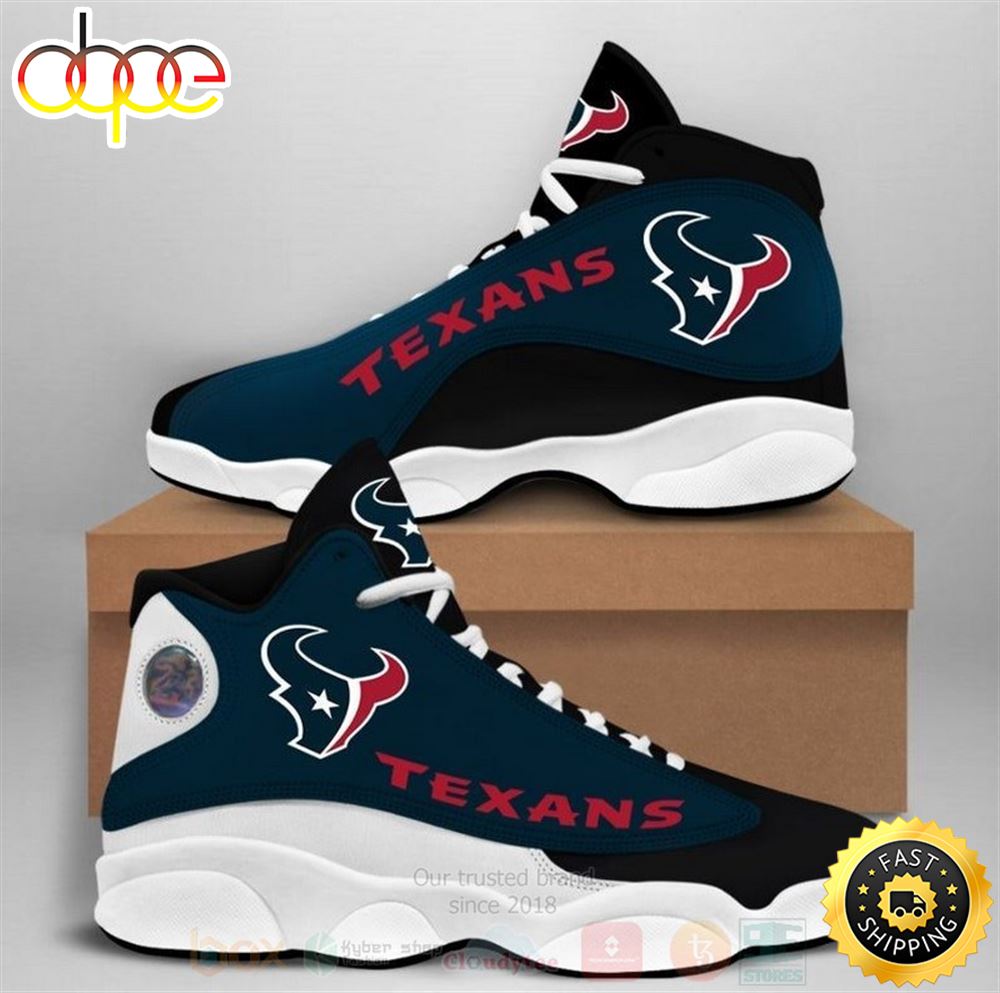 Sportswearmerch Houston Texans NFL AJ13 Sneakers Shoes For Men And Women