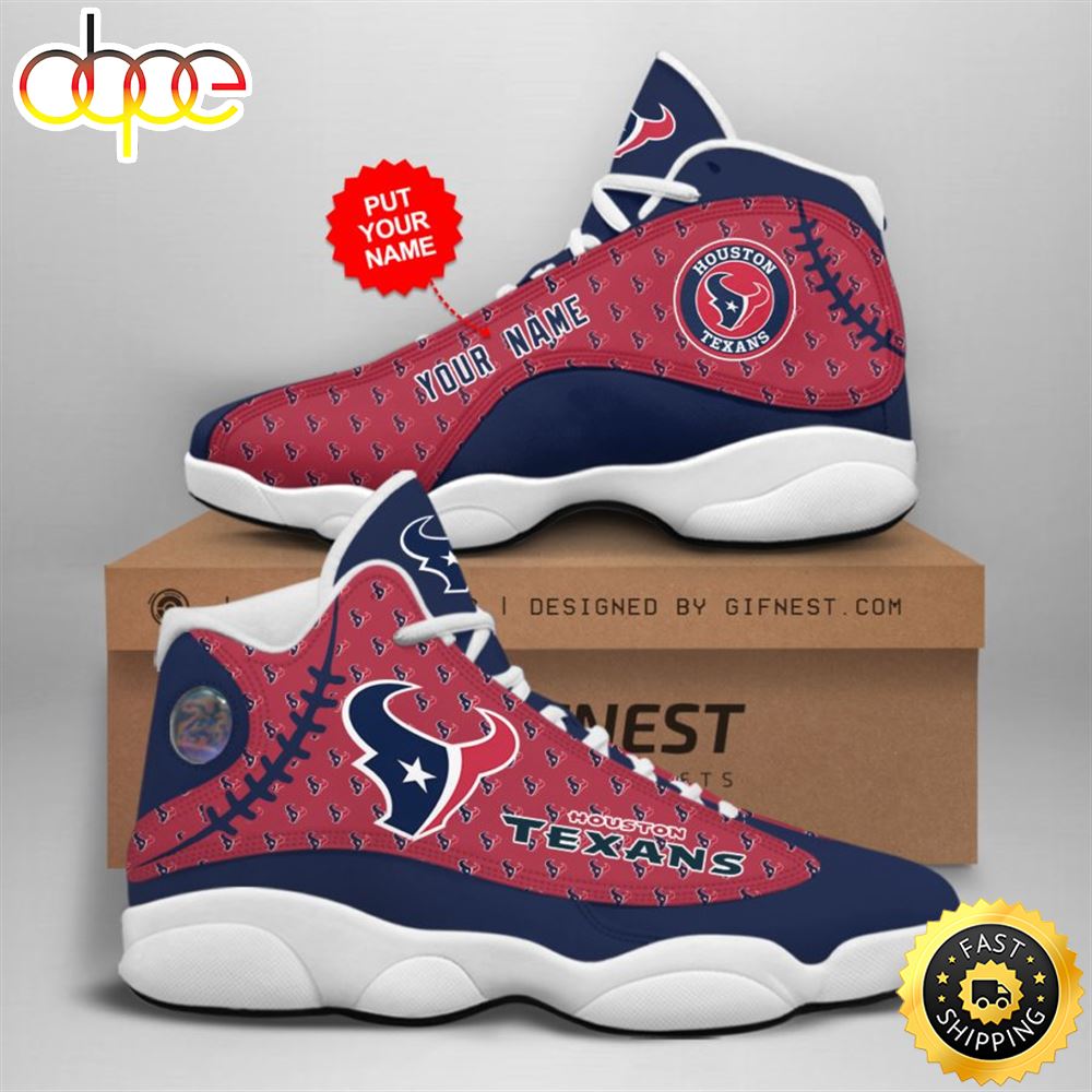 Sportswearmerch Houston Texans NFL AJ13 Sneakers Shoes For Men And Women