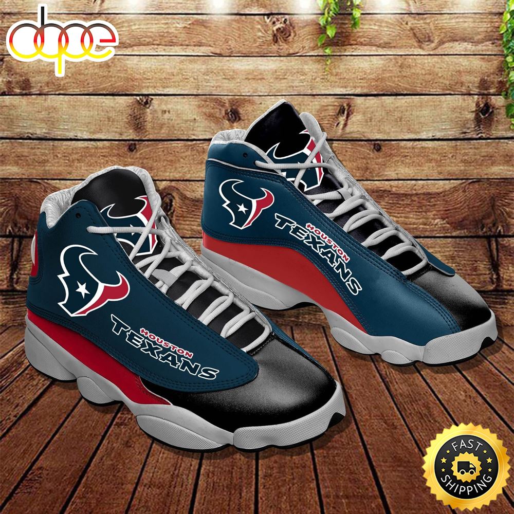 Sportswearmerch Houston Texans NFL AJ13 Sneakers Shoes For Men And Women