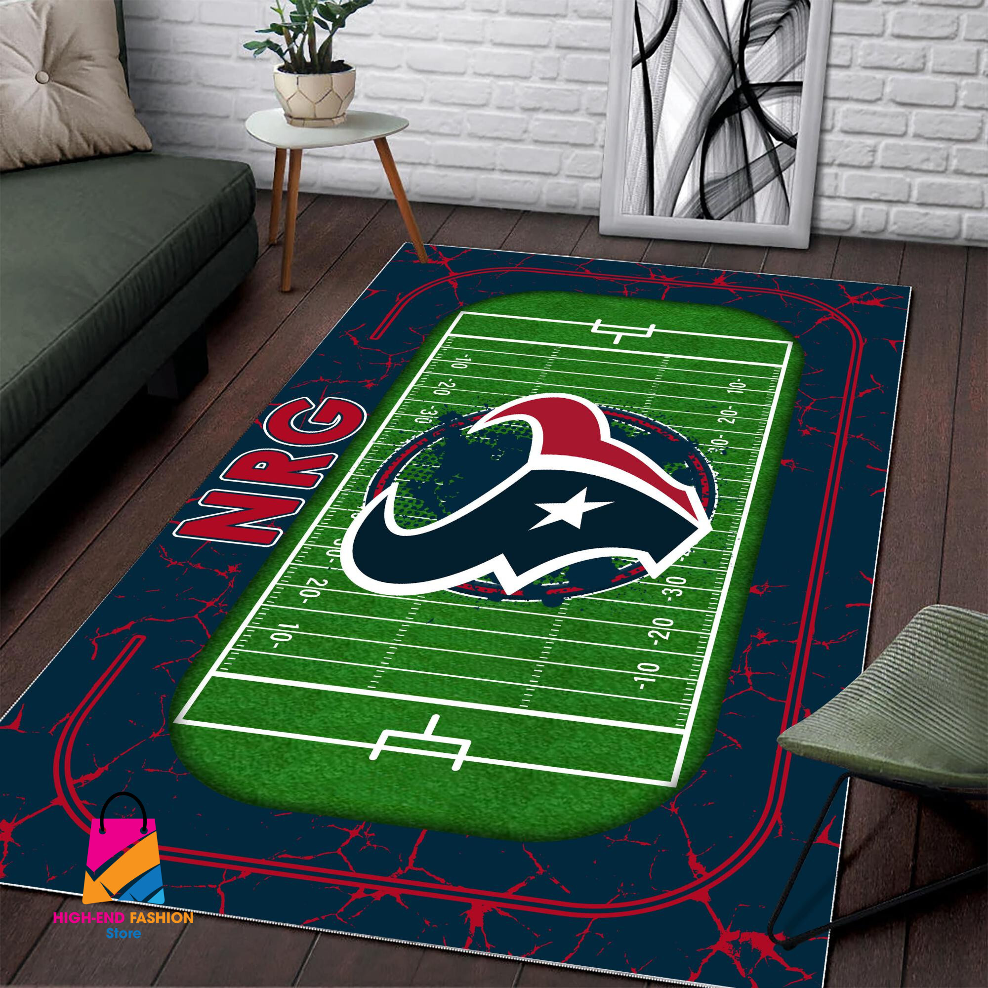 Sportswearmerch Houston Texans NFL Area Rug For Fan
