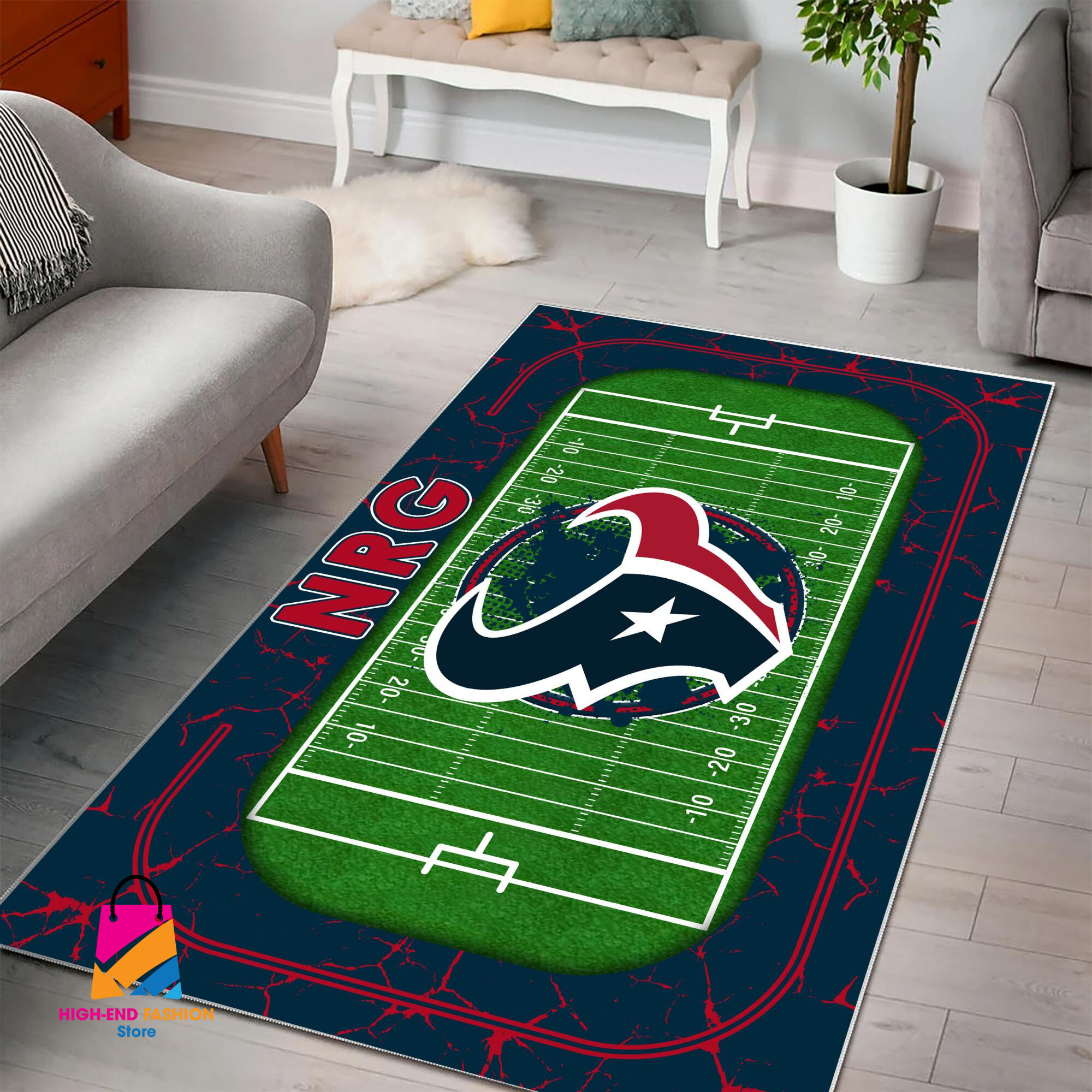 Sportswearmerch Houston Texans NFL Area Rug For Fan