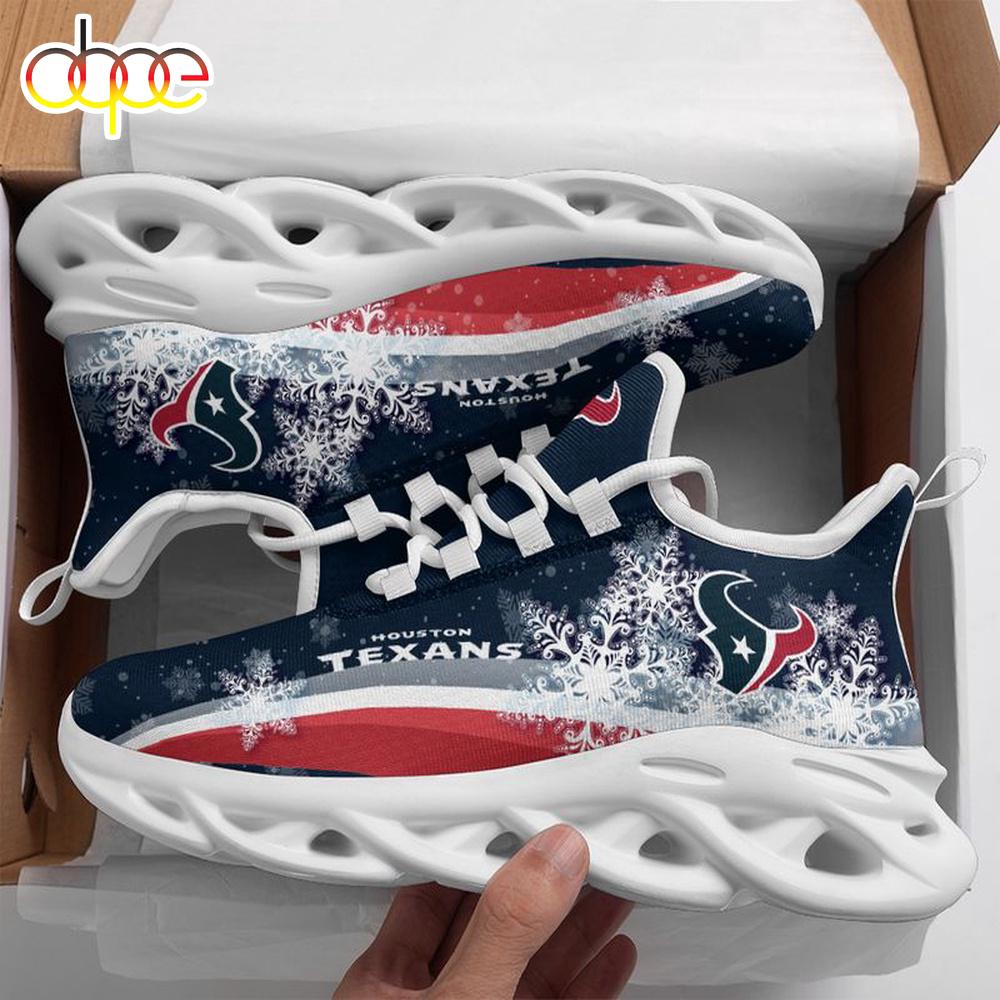Sportswearmerch Houston Texans NFL Christmas Snow Max Soul Shoes Sneakers For Men And Women