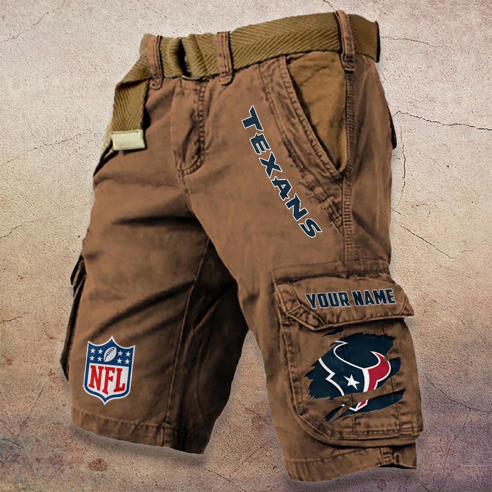 Sportswearmerch Houston Texans NFL Denim Short For Fan