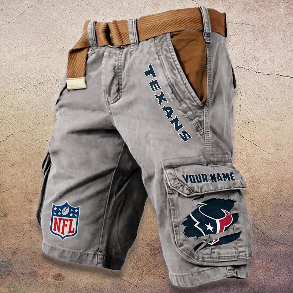 Sportswearmerch Houston Texans NFL Denim Short For Fan