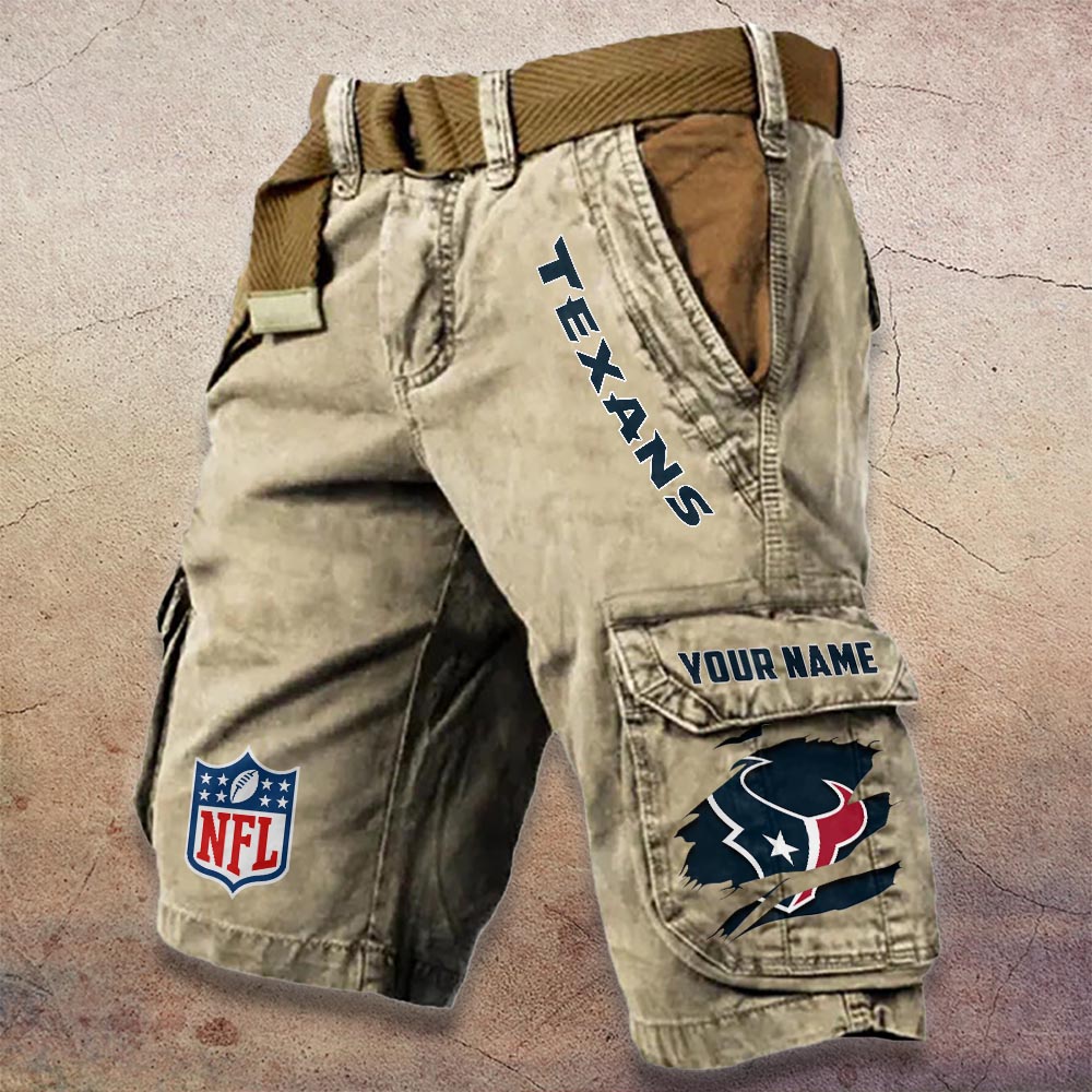 Sportswearmerch Houston Texans NFL Denim Short For Fan