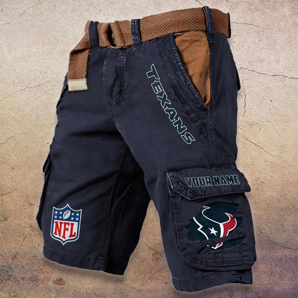 Sportswearmerch Houston Texans NFL Denim Short For Fan