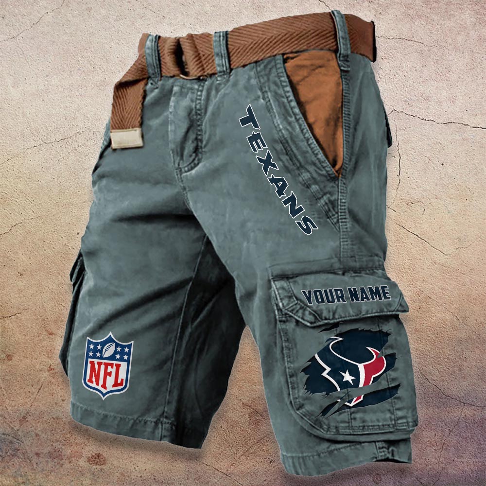 Sportswearmerch Houston Texans NFL Denim Short For Fan