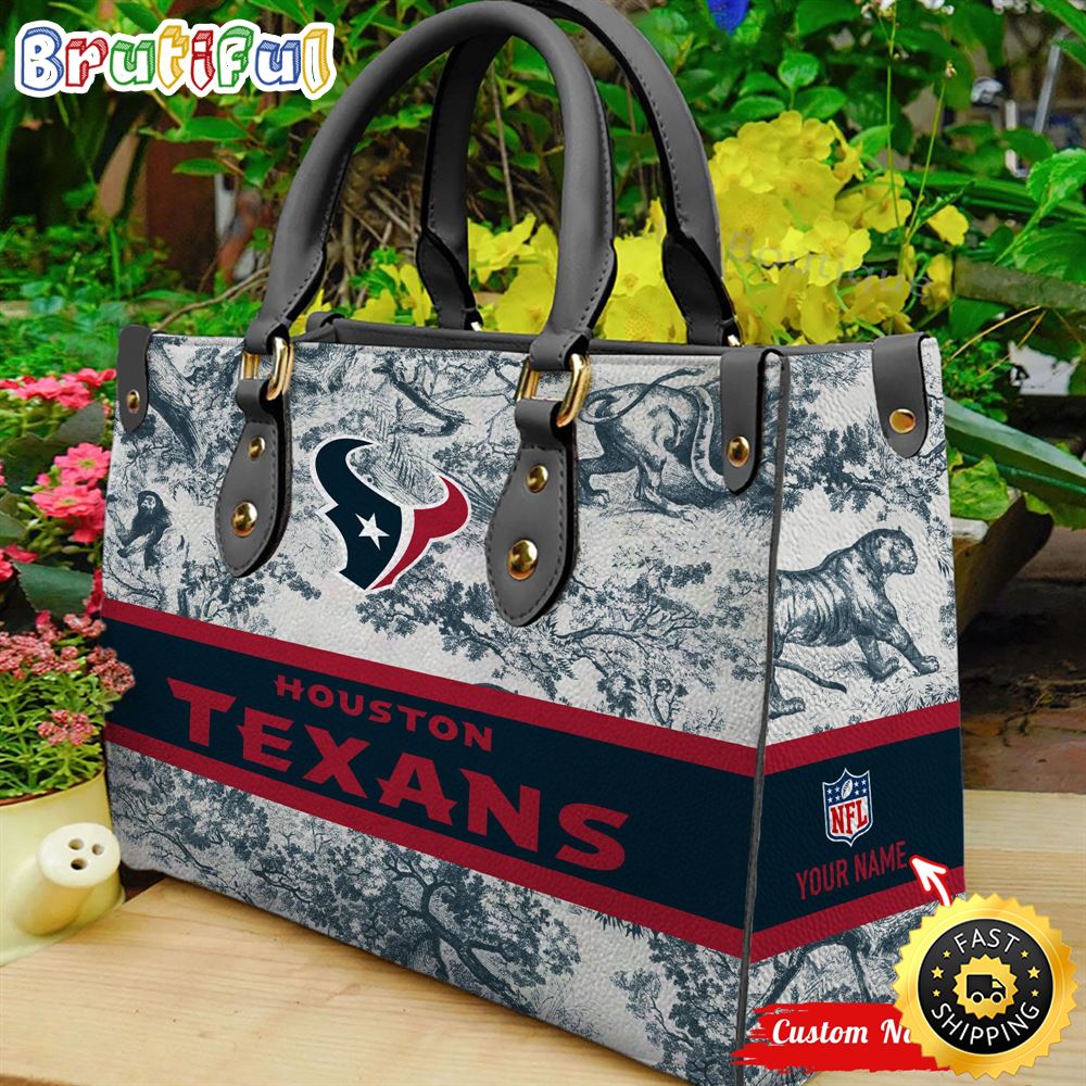 Sportswearmerch Houston Texans NFL Leather Handbag For Fan