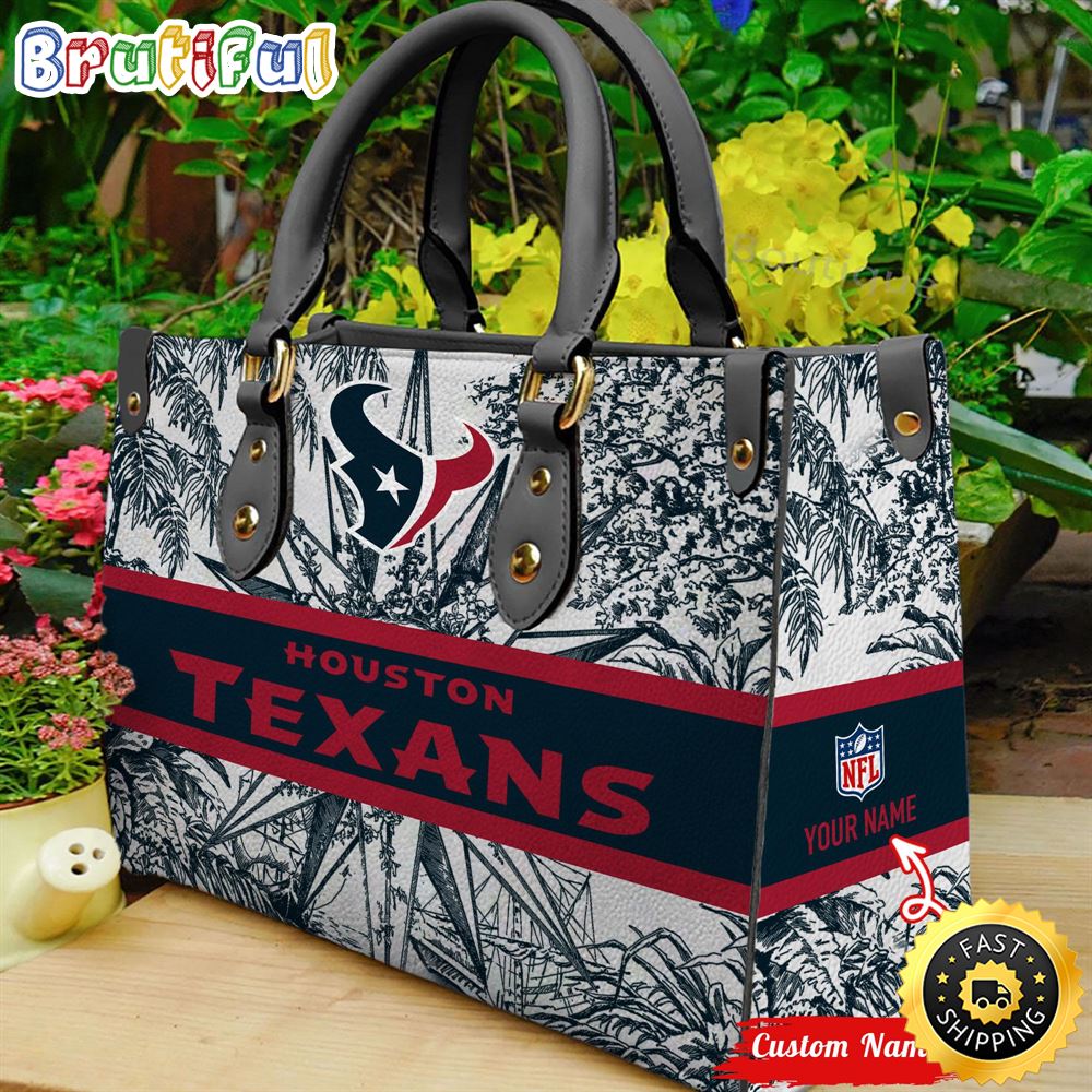 Sportswearmerch Houston Texans NFL Leather Handbag For Fan