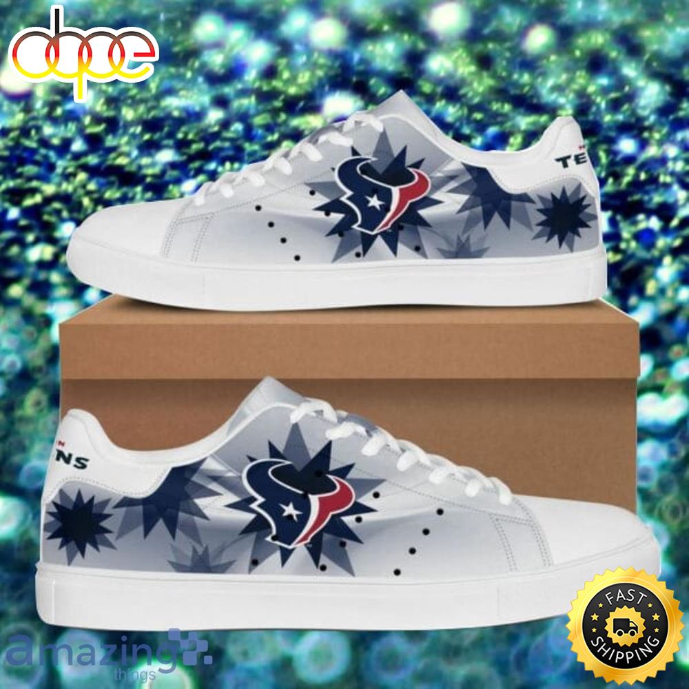 Sportswearmerch Houston Texans NFL Low Top Canvas Sneakers Shoes For Men And Women
