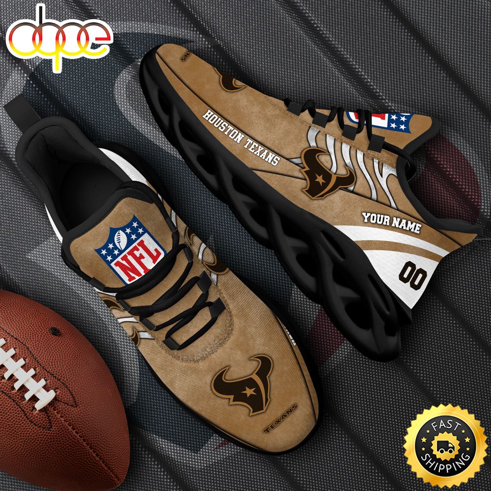 Sportswearmerch Houston Texans NFL Max Soul Shoes Sneakers For Men And Women