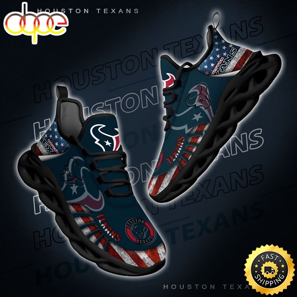 Sportswearmerch Houston Texans NFL Max Soul Shoes Sneakers For Men And Women