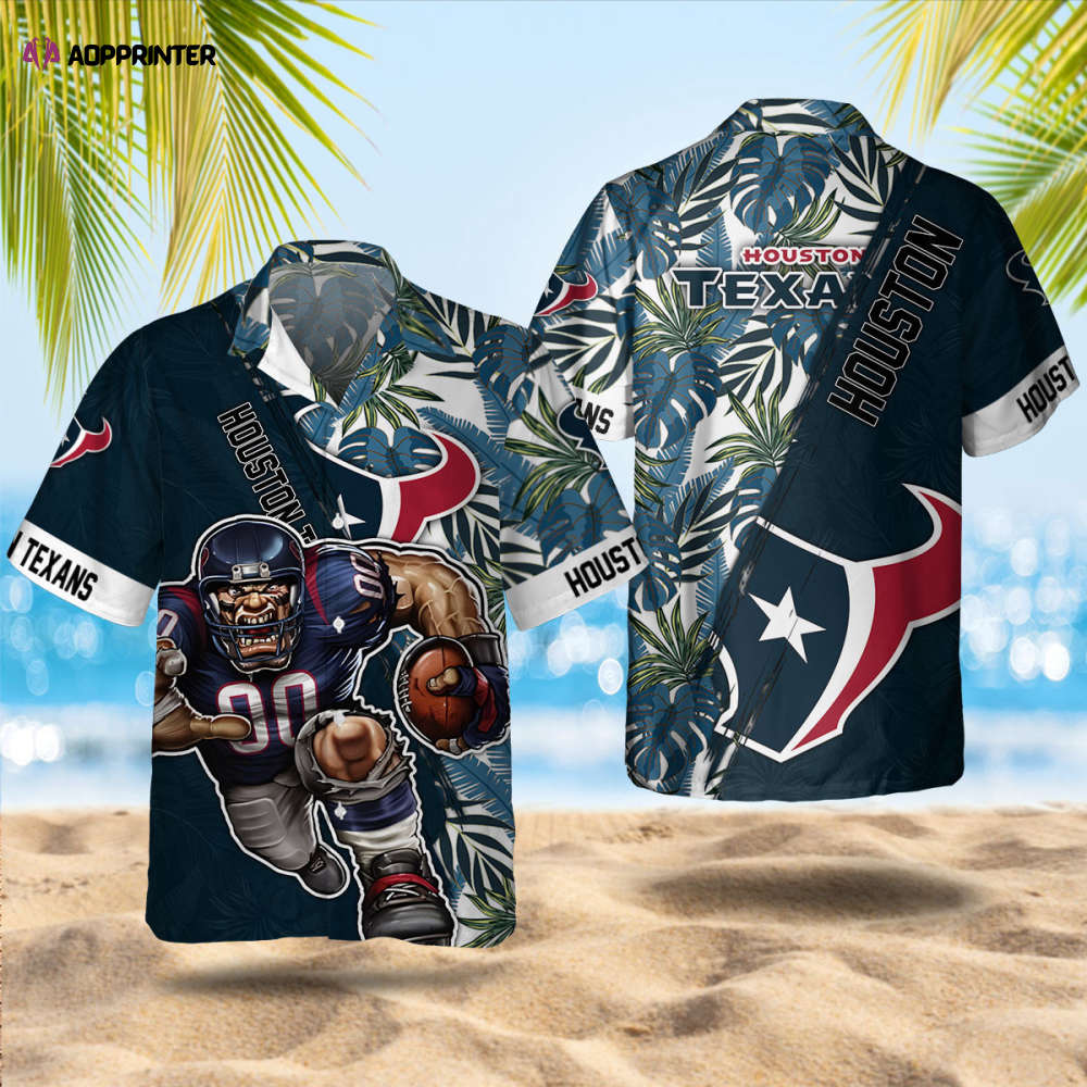 Sportswearmerch Houston Texans NFL Personalized Hawaiian Shirt For Fan
