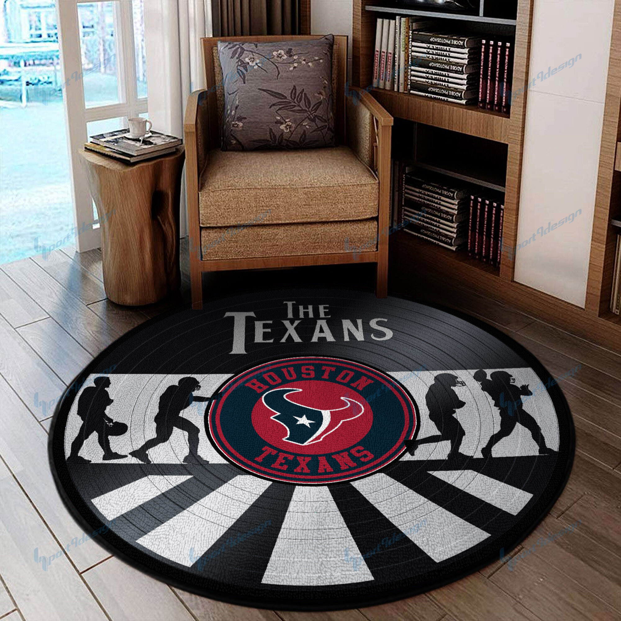 Sportswearmerch Houston Texans NFL Round Rug For Fan