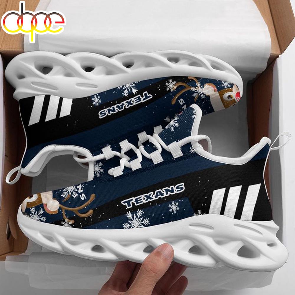 Sportswearmerch Houston Texans NFL X-max Reindeer Christmas Max Soul Shoes Sneakers For Men And Women