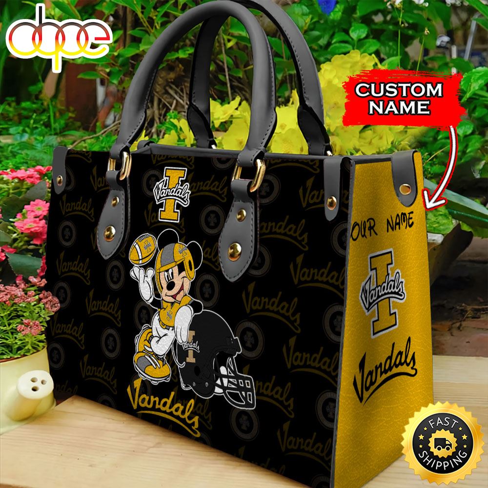 Sportswearmerch Idaho Vandals NCAA Mickey Leather Bag For Fan