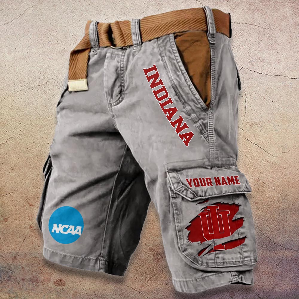 Sportswearmerch Indiana Hoosiers NCAA Denim Short For Fan