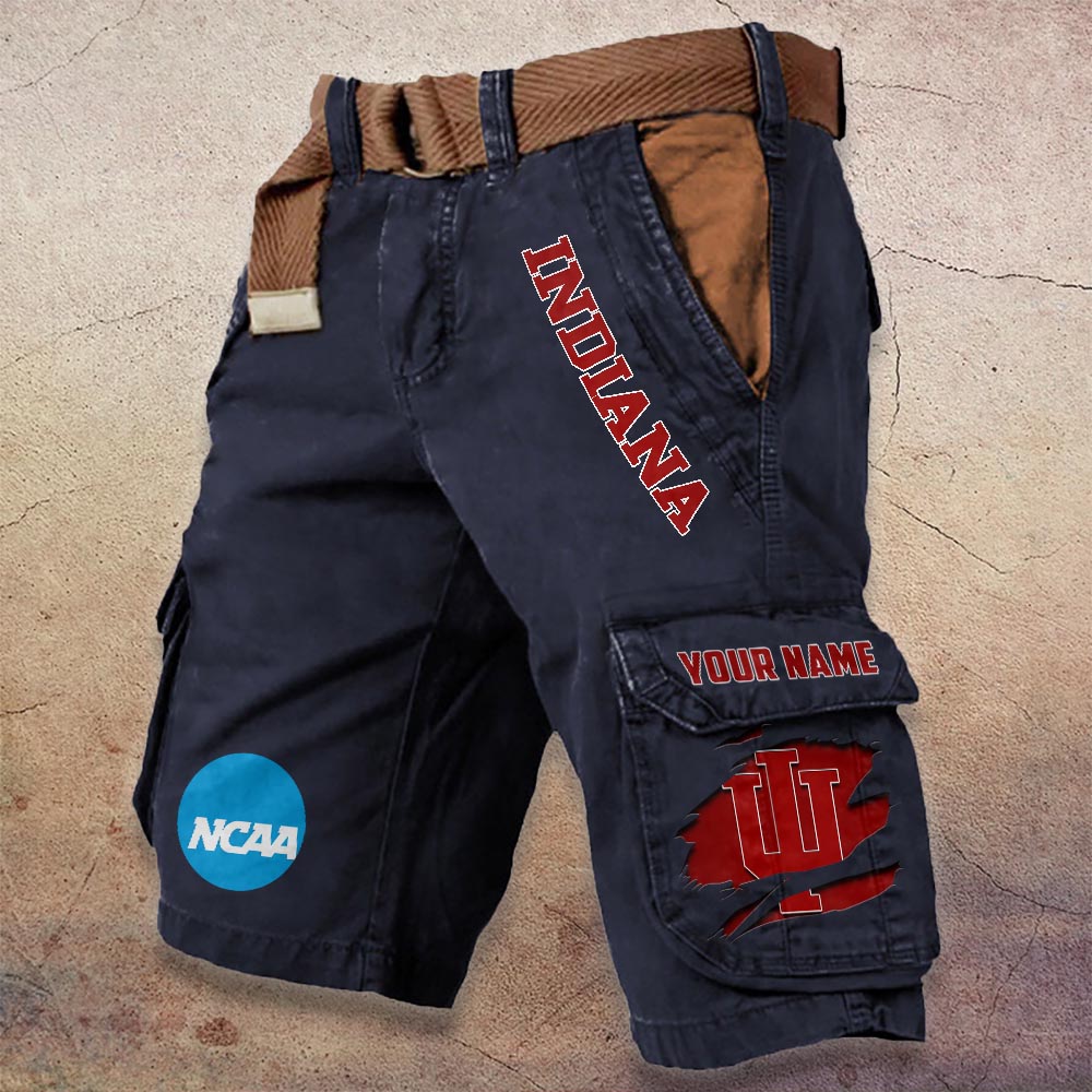 Sportswearmerch Indiana Hoosiers NCAA Denim Short For Fan