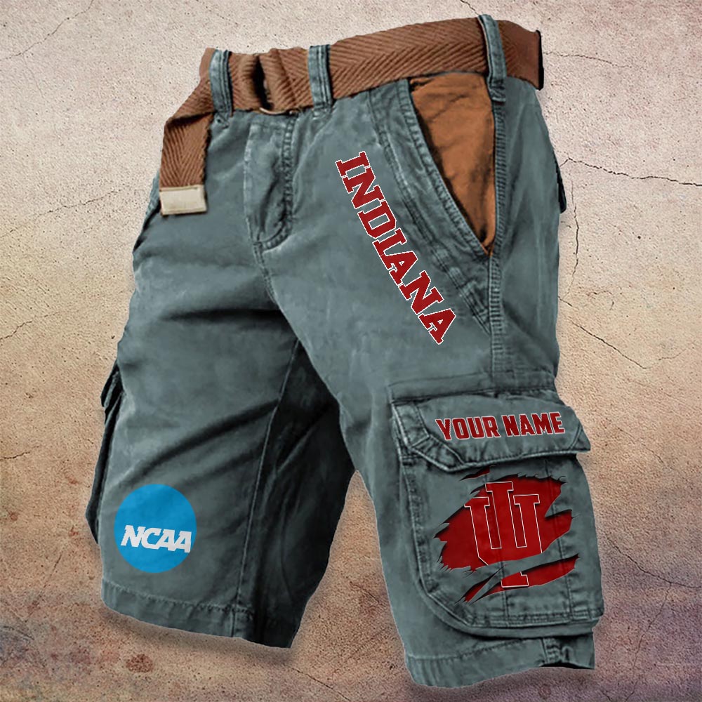 Sportswearmerch Indiana Hoosiers NCAA Denim Short For Fan