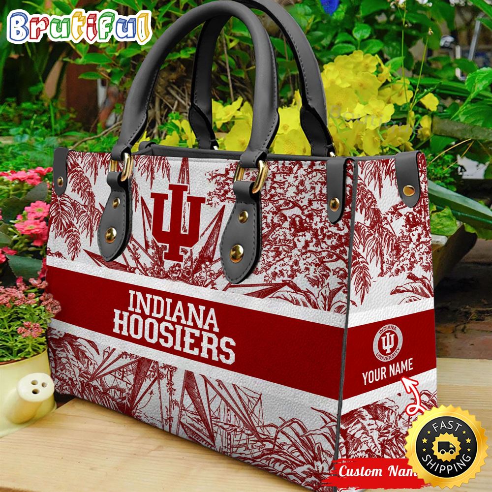 Sportswearmerch Indiana Hoosiers NCAA Leather HandBag For Fan