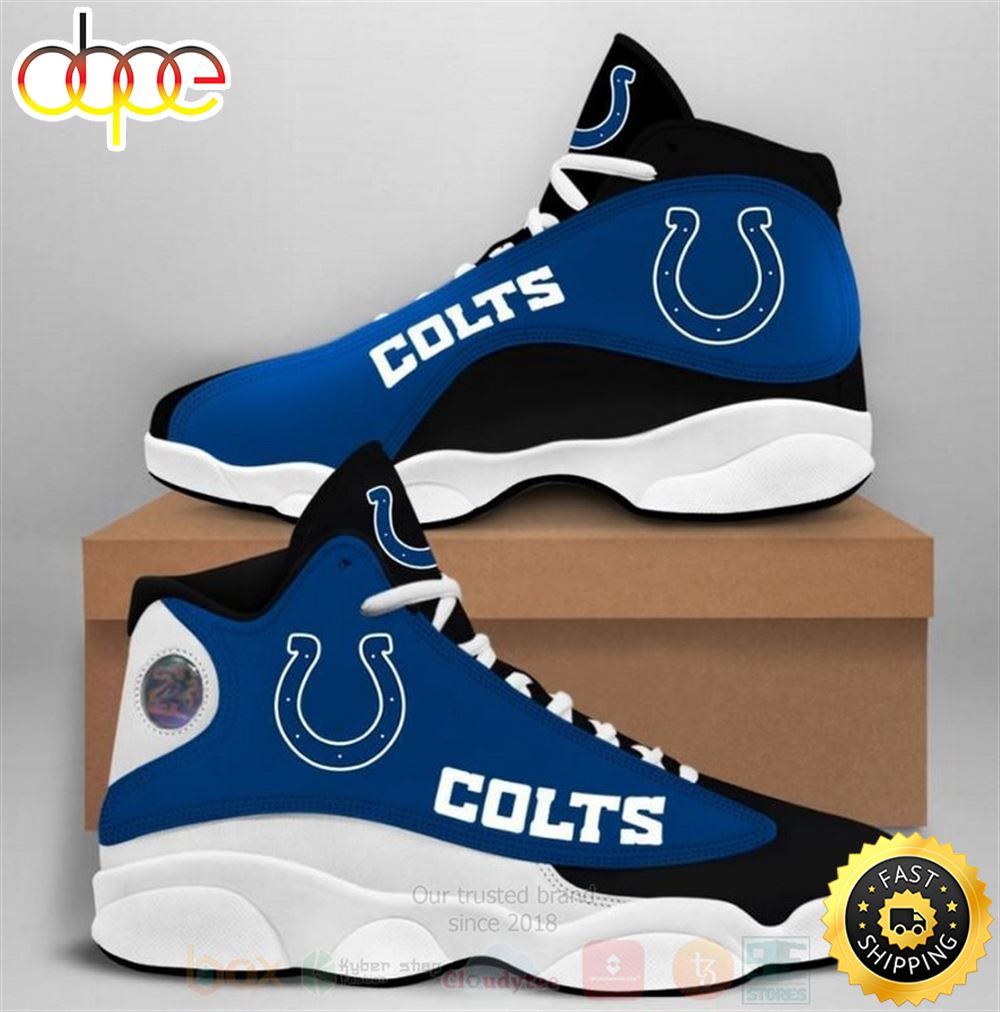 Sportswearmerch Indianapolis Colt NFL AJ13 Sneakers Shoes For Men And Women