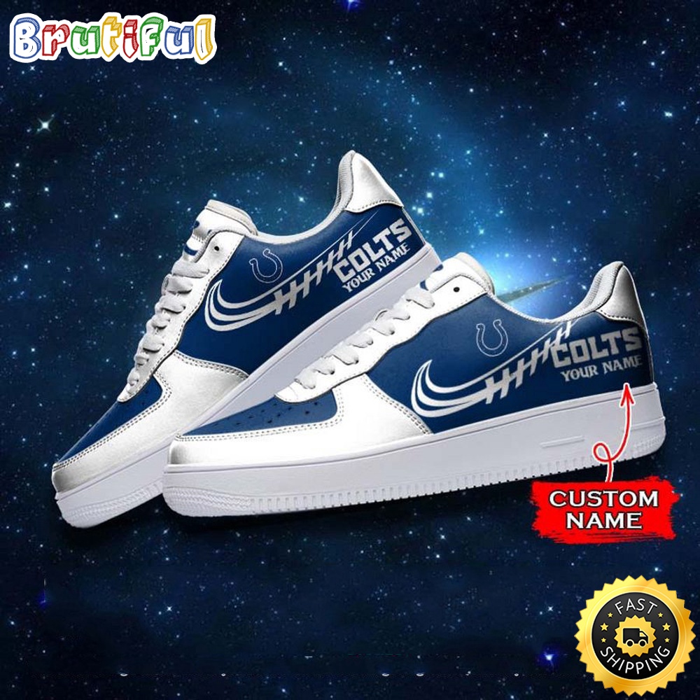 Sportswearmerch Indianapolis Colts NFL Air Low-Top Sneakers Shoes For Men And Women