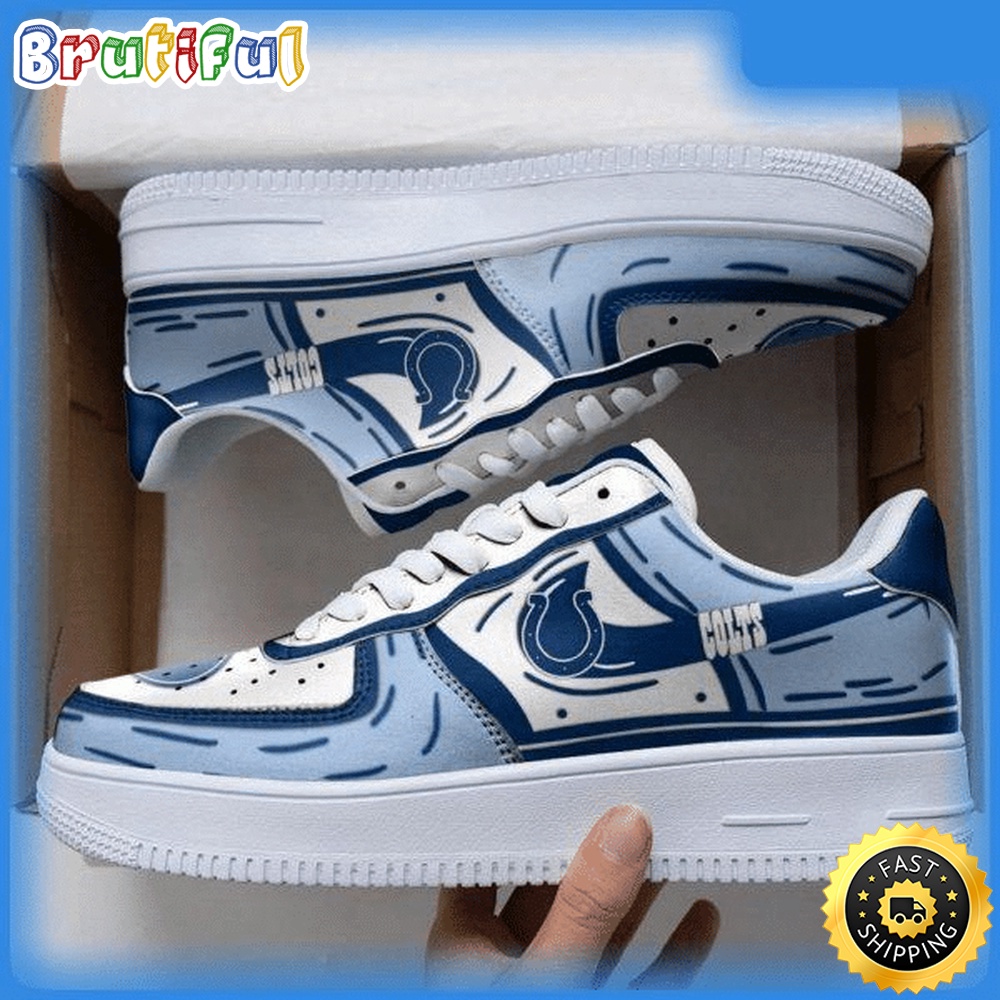 Sportswearmerch Indianapolis Colts NFL Air Low-Top Sneakers Shoes For Men And Women