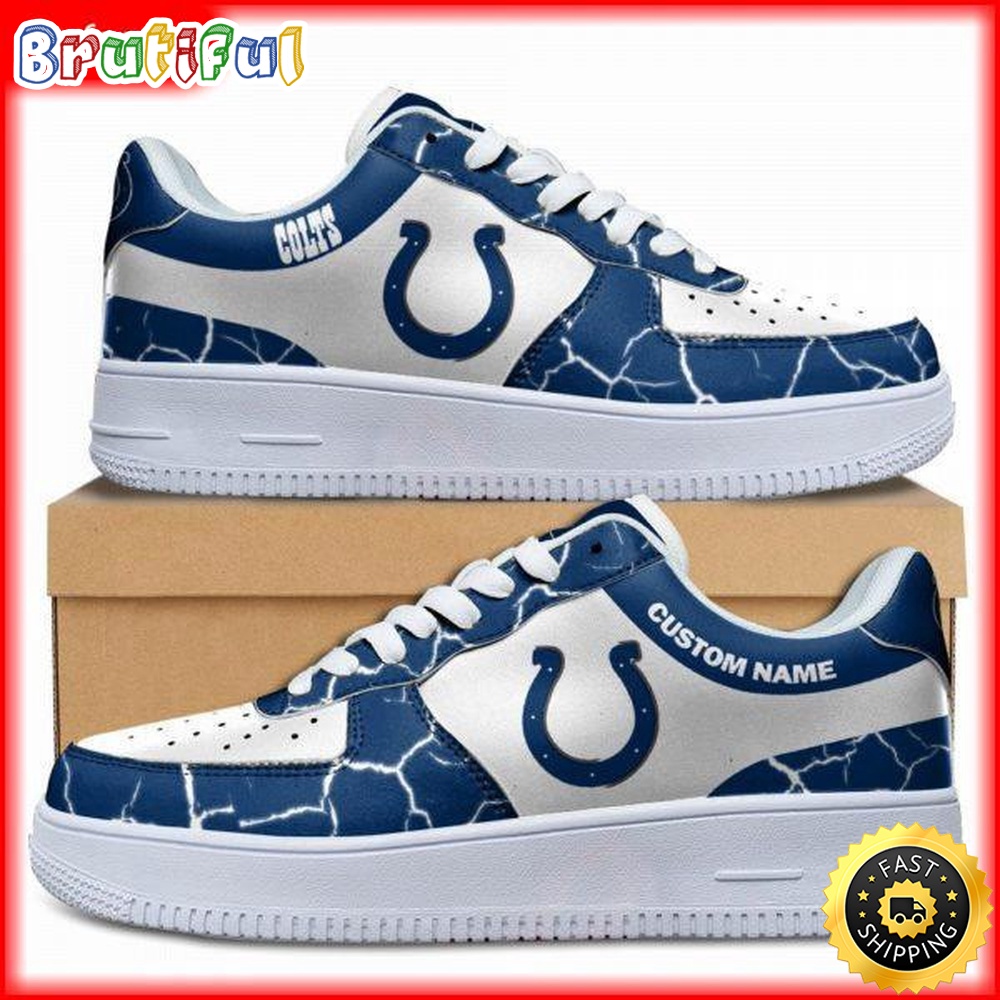 Sportswearmerch Indianapolis Colts NFL Air Low-Top Sneakers Shoes For Men And Women