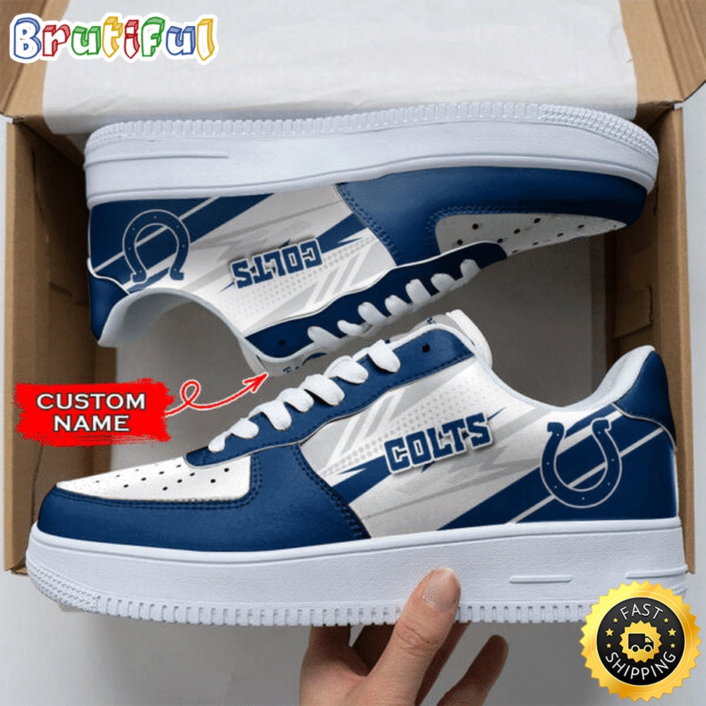 Sportswearmerch Indianapolis Colts NFL Air Low-Top Sneakers Shoes For Men And Women