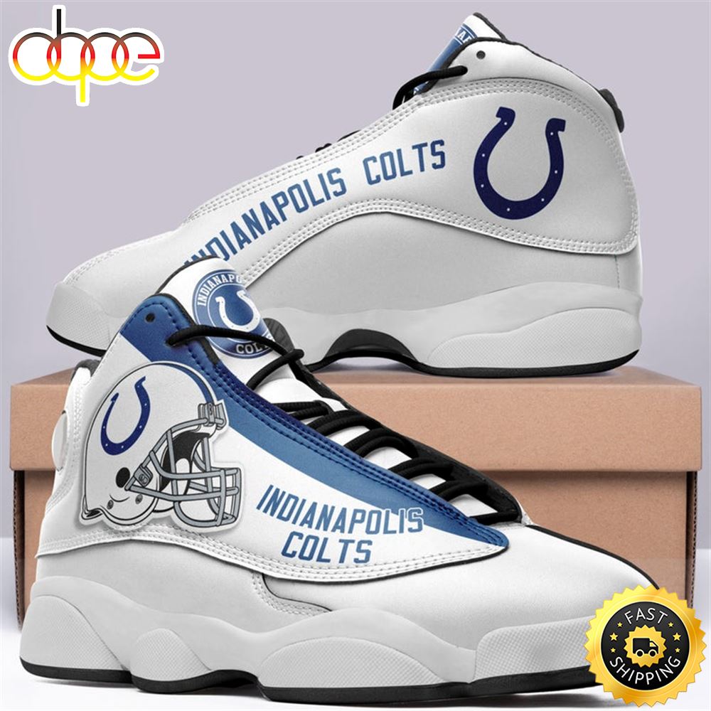 Sportswearmerch Indianapolis Colts NFL AJ13 Sneakers Shoes For Men And Women