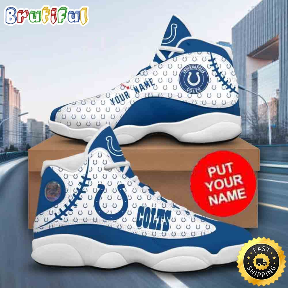 Sportswearmerch Indianapolis Colts NFL AJ13 Sneakers Shoes For Men And Women