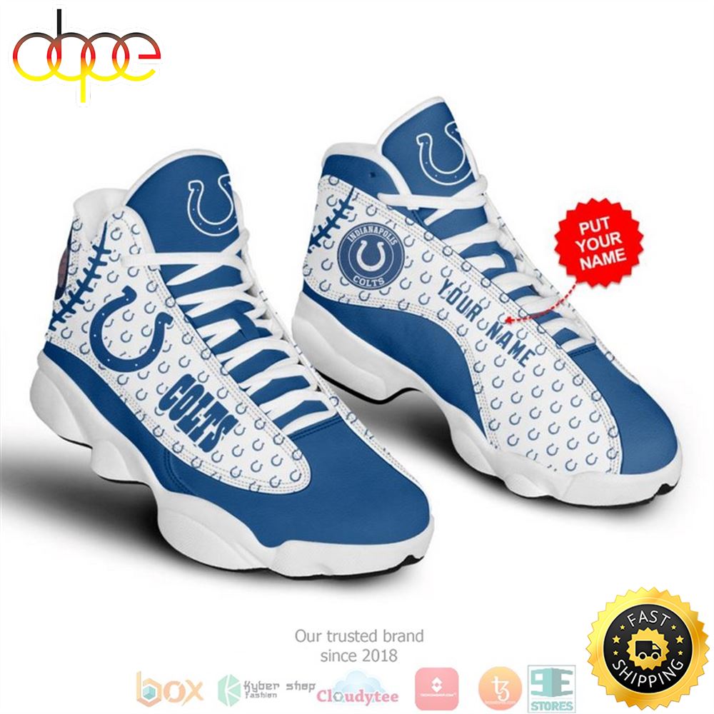 Sportswearmerch Indianapolis Colts NFL AJ13 Sneakers Shoes For Men And Women