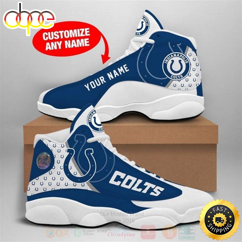 Sportswearmerch Indianapolis Colts NFL AJ13 Sneakers Shoes For Men And Women