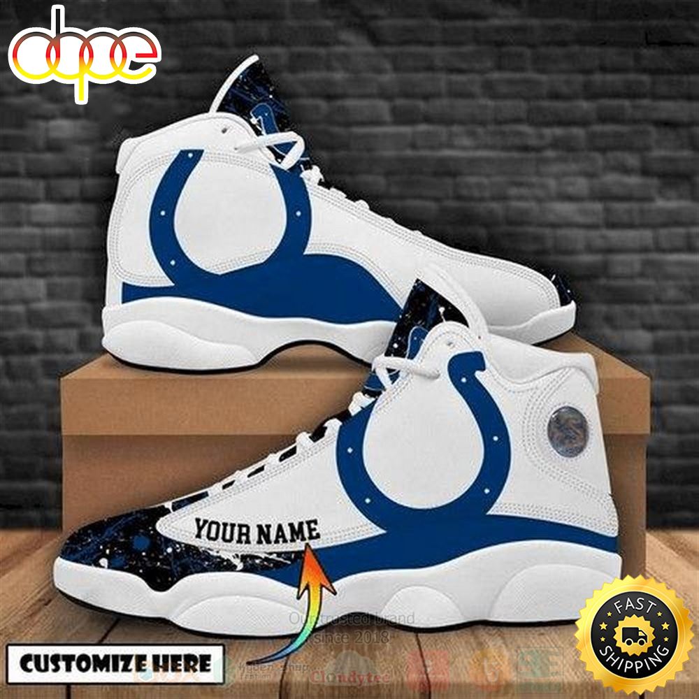 Sportswearmerch Indianapolis Colts NFL AJ13 Sneakers Shoes For Men And Women