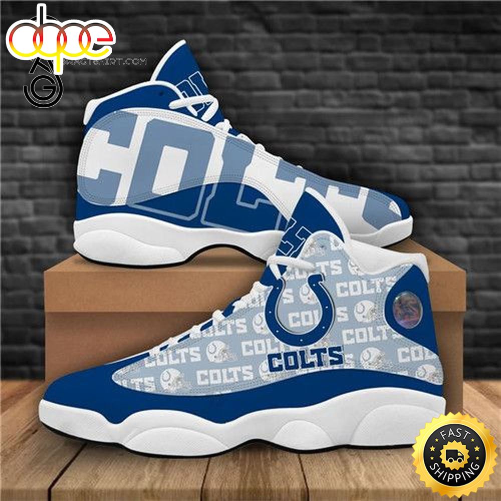 Sportswearmerch Indianapolis Colts NFL AJ13 Sneakers Shoes For Men And Women