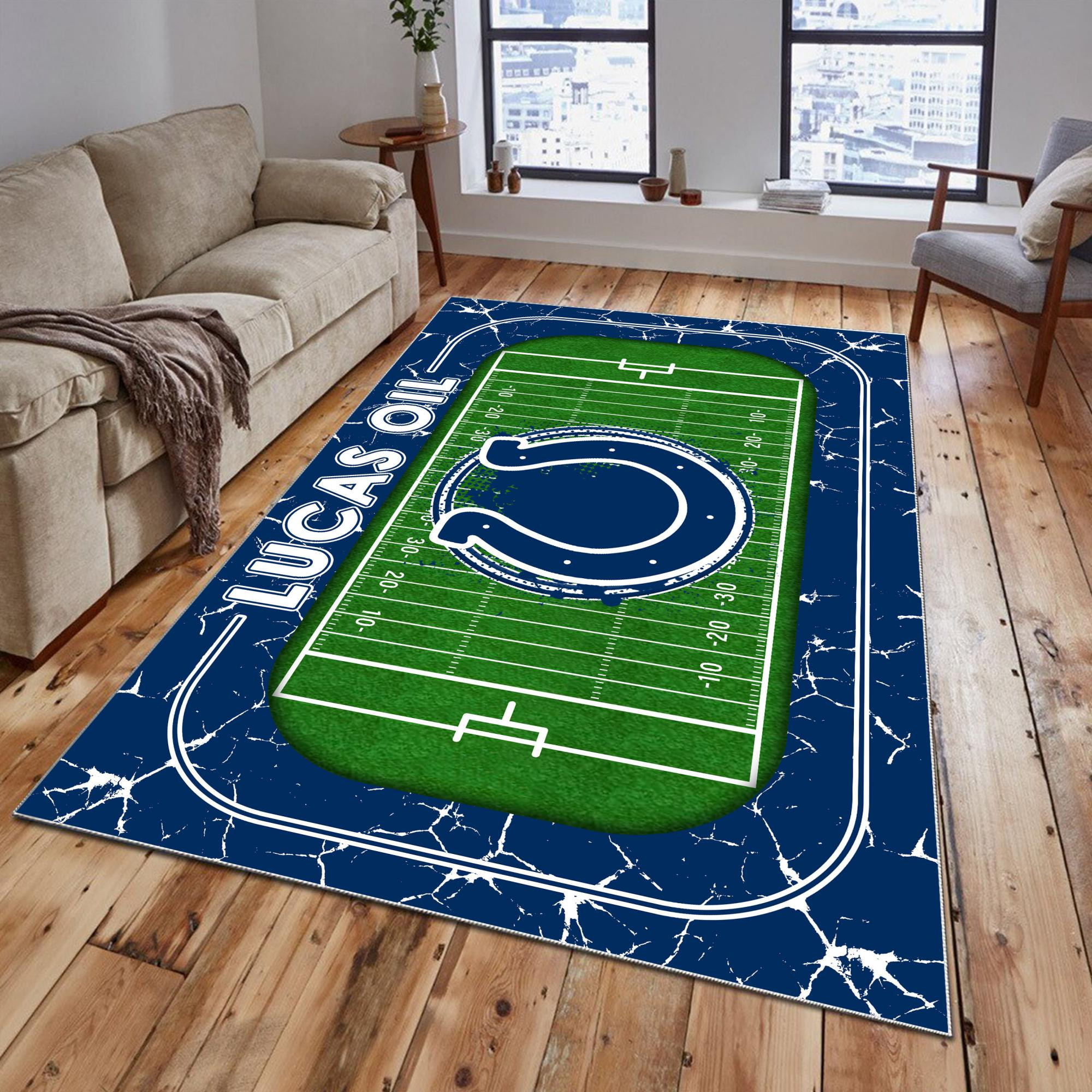 Sportswearmerch Indianapolis Colts NFL Area Rug For Fan