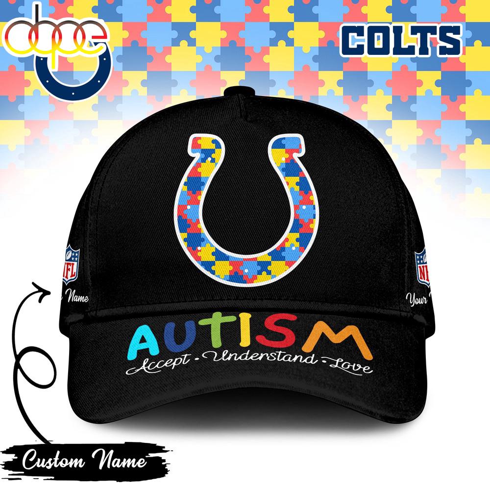 Sportswearmerch Indianapolis Colts NFL Autism Classic Cap For Fan