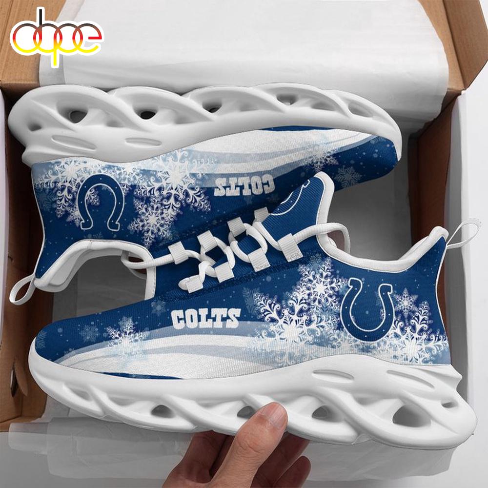 Sportswearmerch Indianapolis Colts NFL Christmas Snow Max Soul Shoes Sneakers For Men And Women