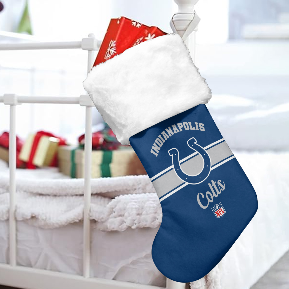 Sportswearmerch Indianapolis Colts NFL Christmas Socks For Fan