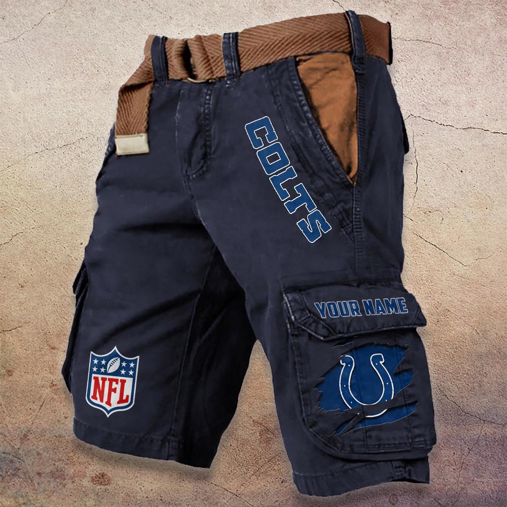 Sportswearmerch Indianapolis Colts NFL Denim Short For Fan