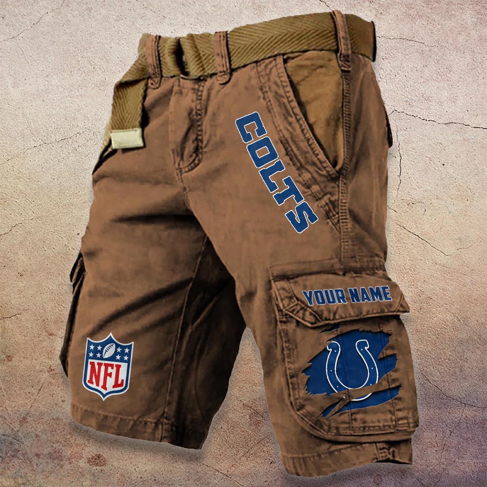 Sportswearmerch Indianapolis Colts NFL Denim Short For Fan